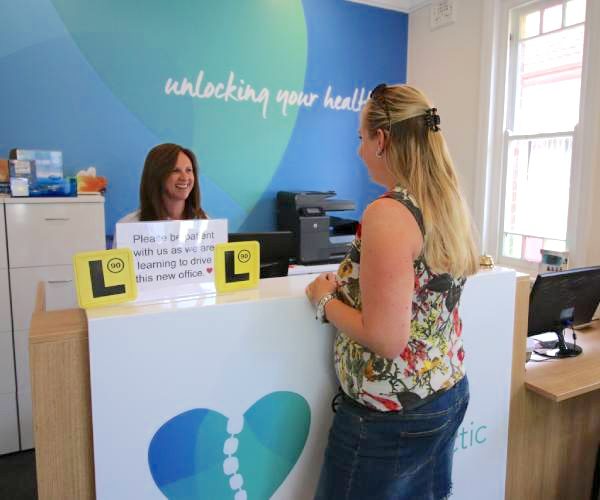 Eastern Suburbs Chiropracti Front desk